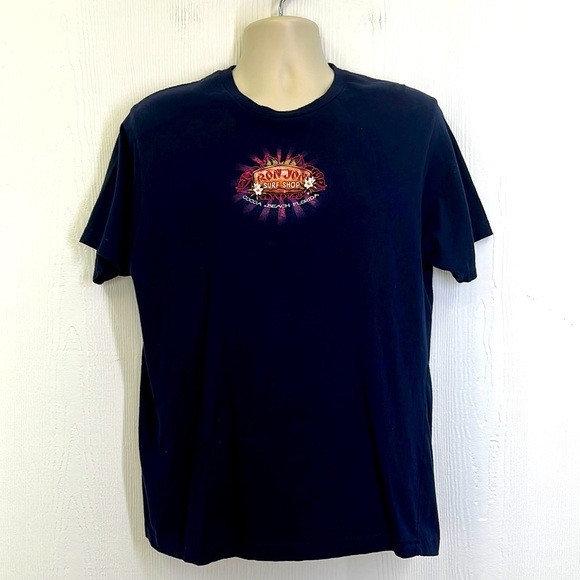 Anvil - Ron Jon Surf Shop Surfboard Tiki Graphic Cocoa Beach Fl T Shirt Size LG - Picture 1 of 10